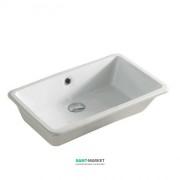 Раковина для ванной ArtCeram Gea 53х34,5 см белый глянцевый GEL001 01;00