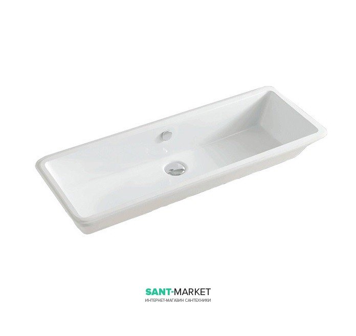 Раковина для ванной ArtCeram Gea 90х33 см белый глянцевый GEL002 01;00