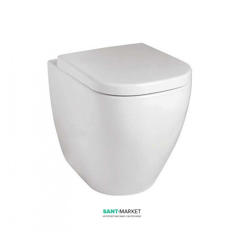 Унитаз напольный ArtCeram Faster 37х53 см белый глянцевый FSV004 01;00