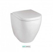 Унитаз напольный ArtCeram Faster 37х53 см белый матовый FSV004 05;00