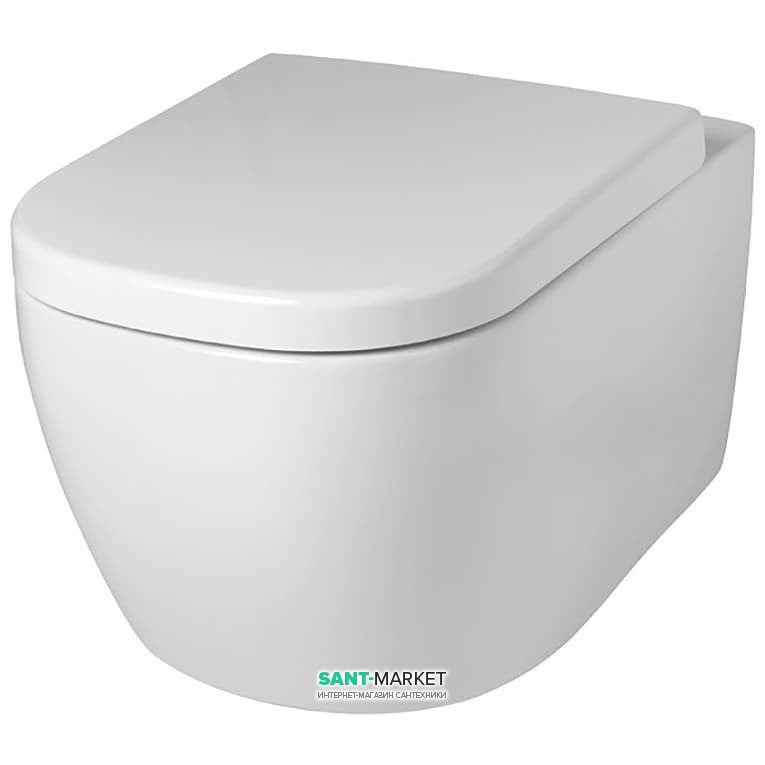 Унітаз підвісний ArtCeram Faster 36,5х53 см білий глянсовий FSV003 01; 00