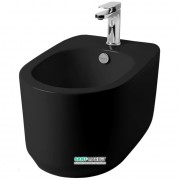 Биде подвесное ArtCeram Gio Evolution 36,5х55 см чёрный глянцевый GIB001 03;00