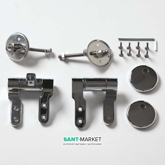 Комплект петель для сиденья с крышкой для унитаза ArtCeram Hermitage хром HEA001 71