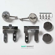 Комплект петель для сидіння з кришкою для унітазу ArtCeram Hermitage хром HEA001 71