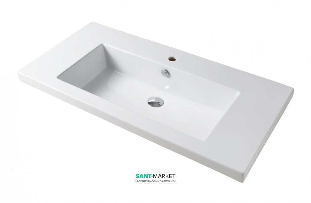 Раковина для ванной ArtCeram Gap 106х51 см белый глянцевый GPL001 01;00