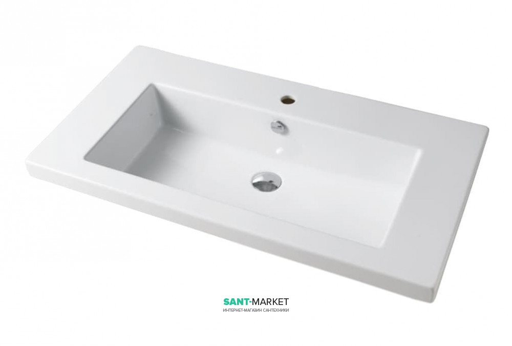 Раковина для ванной ArtCeram Gap 86х51 см белый глянцевый GPL003 01;00