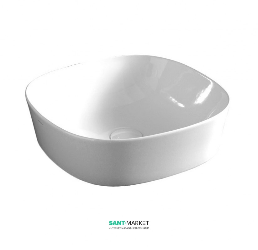 Раковина для ванної ArtCeram Ghost 42х42 см білий матовий GHL001 05; 00
