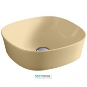Раковина для ванної ArtCeram Ghost 42х42 см санфарфор жовтий GHL001 12; 00