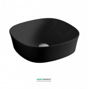 Раковина для ванної ArtCeram Ghost 42х42 см чорний матовий GHL001 17; 00