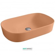 Раковина для ванної ArtCeram Ghost 65х41,5 см санфарфор помаранчевий GHL002 13; 00