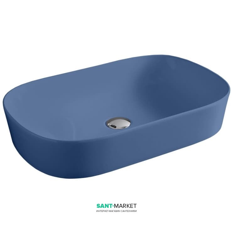 Раковина для ванної ArtCeram Ghost 65х41,5 см санфарфор синій GHL002 16; 00