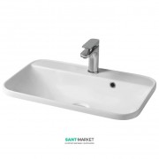 Раковина для ванної ArtCeram Gio Evolution 60х40 см білий глянсовий GIL007 01; 00