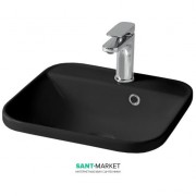 Раковина для ванной ArtCeram Gio Evolution 40х40 см чёрный глянцевый GIL008 03;00
