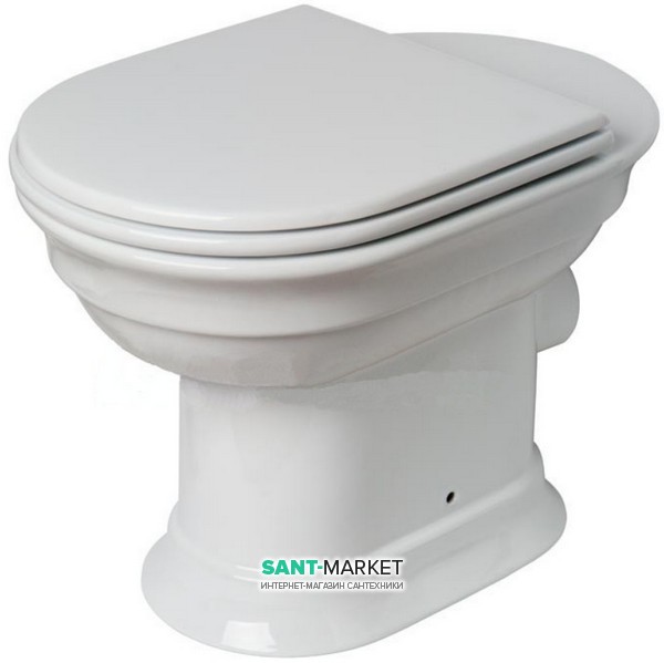 Унитаз приставной выпуск в пол Hatria DOLCEVITA 37x59 см YXXN01