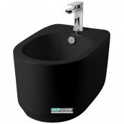 Біде підвісне ArtCeram Gio Evolution 36,5х55 см чорний глянсовий GIB001 03; 00