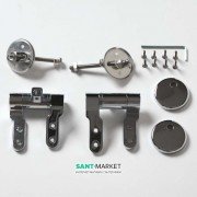 Комплект петель для сиденья с крышкой для унитаза ArtCeram Hermitage хром HEA001 71