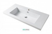 Раковина для ванної ArtCeram Gap 106х51 см білий глянсовий GPL001 01; 00
