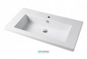 Раковина для ванной ArtCeram Gap 86х51 см белый глянцевый GPL003 01;00