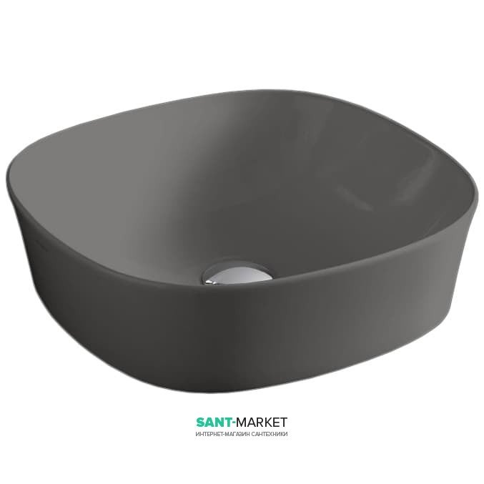 Раковина для ванной ArtCeram Ghost 42х42 см санфарфор серый GHL001 15;00