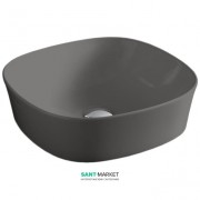 Раковина для ванної ArtCeram Ghost 42х42 см санфарфор сірий GHL001 15; 00