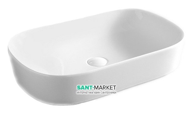 Раковина для ванной ArtCeram Ghost 65х41,5 см белый глянцевый GHL002 01;00
