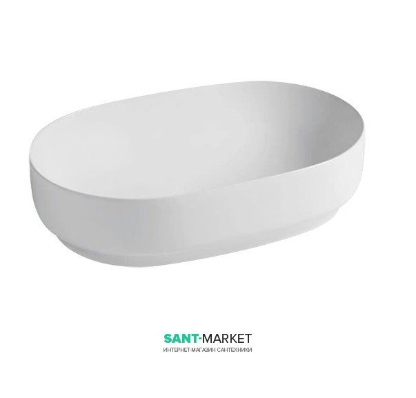 Раковина для ванної ArtCeram Gio Evolution 60х40 см білий глянсовий GIL003 01; 00