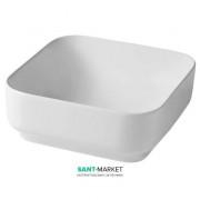 Раковина для ванной ArtCeram Gio Evolution 40х40 см белый глянцевый GIL004 01;00