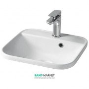 Раковина для ванної ArtCeram Gio Evolution 40х40 см білий матовий GIL008 05; 00