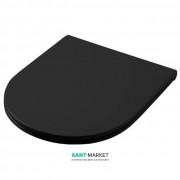 Сидіння з кришкою для унітазу ArtCeram Gio Evolution чорний глянсовий GIA001 03; 71