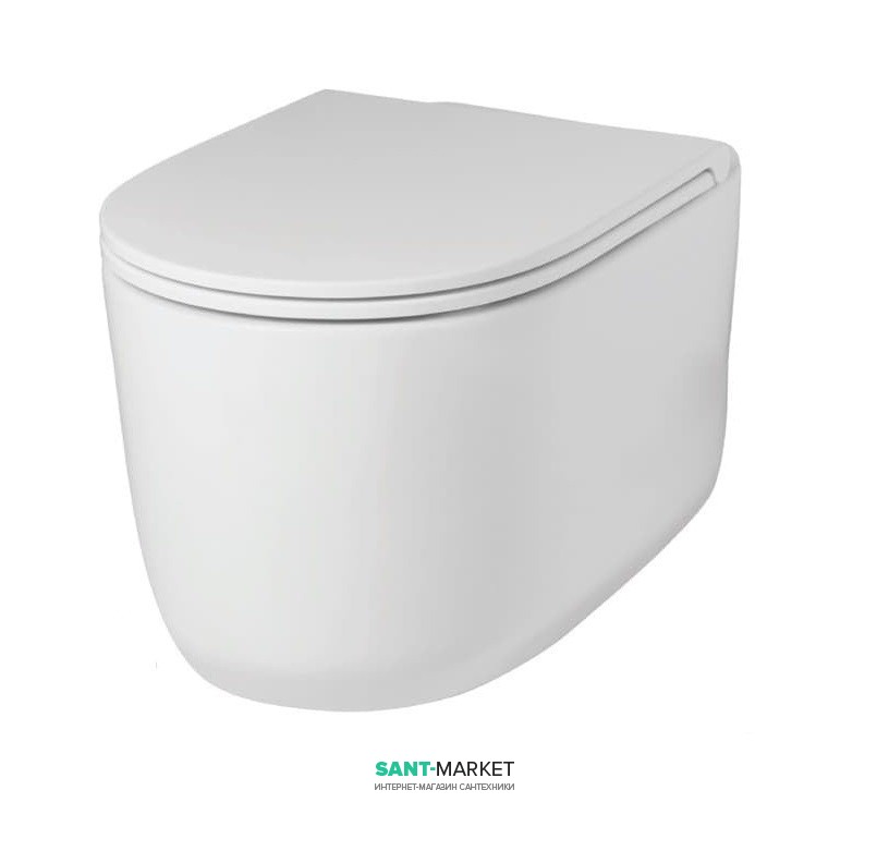 Унітаз підвісний ArtCeram Gio Evolution 36,5х55 см білий глянсовий GIV001 01; 00