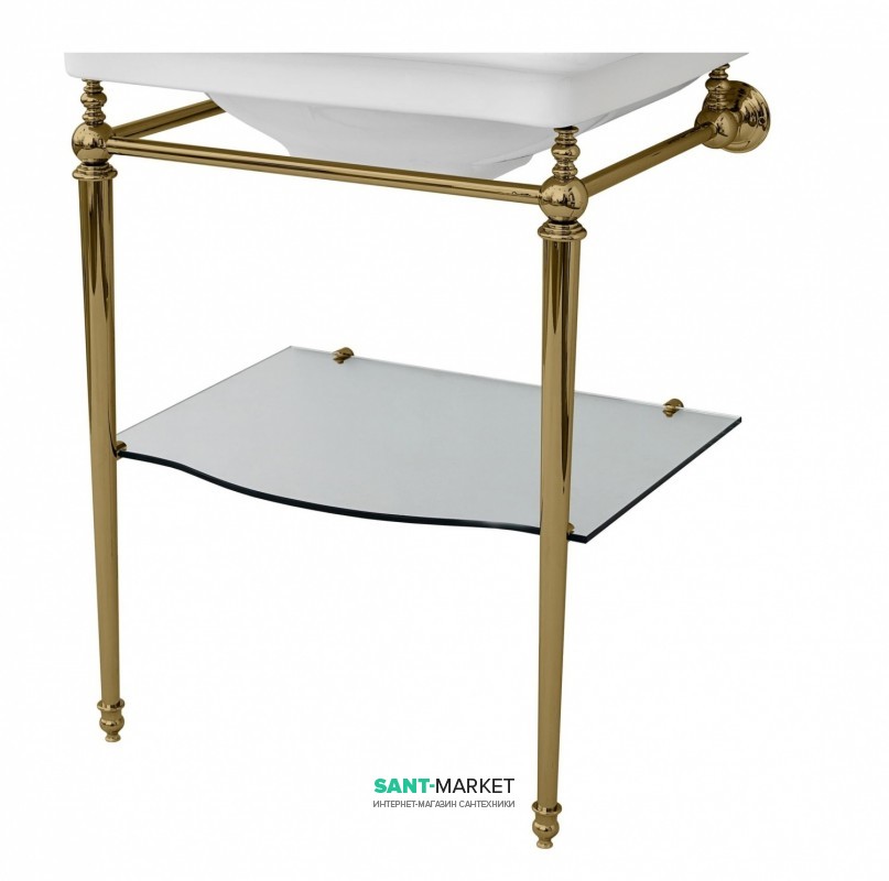 Консоль під раковину ArtCeram Hermitage на 68 см з полицею бронза HEA015 72