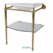 Консоль під раковину ArtCeram Hermitage на 68 см з полицею бронза HEA015 72