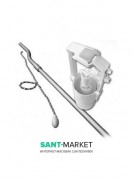 Механизм смыва для бачка унитаза Artceram Hermitage хром HEA006 71