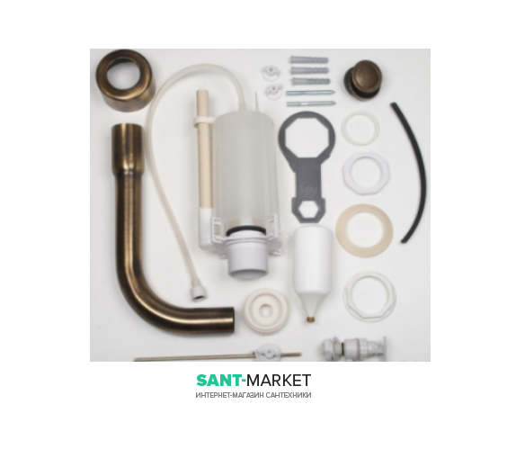 Механизм смыва для бачка унитаза Artceram Hermitage золото HEA013 73