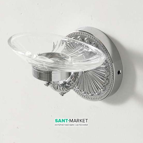 Мыльница для ванной Artceram Versailles настенная с держателем хром HEA018 71