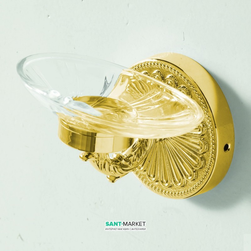 Мильниця для ванною Artceram Versailles настінна з тримачем золото HEA018 73
