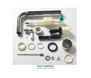 Механізм змиву для бачка унітазу Artceram Hermitage хром HEA013 71