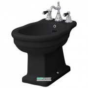 Біде підлогове Artceram Hermitage 36х56 см чорний глянсовий HEB002 03; 00