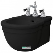 Биде подвесное Artceram Hermitage 36х55 см чёрный глянцевый HEB003 03;00
