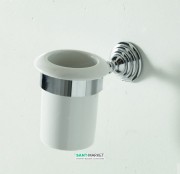 Cтакан для зубних щіток Artceram Victoria настінний білий / хром HEA027 71