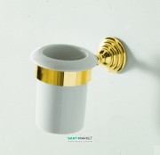 Cтакан для зубних щіток Artceram Victoria настінний білий / золото HEA027 73
