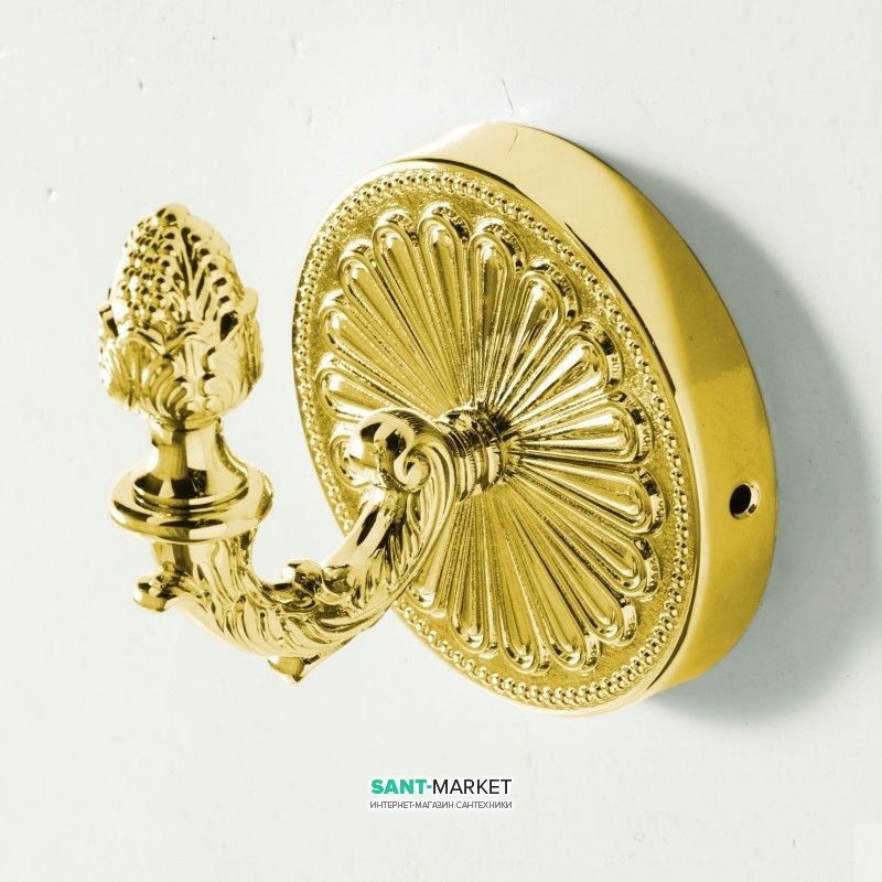Гачок для ванної ArtCeram Versailles одинарний латунь золото HEA024 73