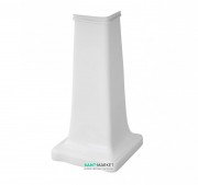 Пьедестал для раковины ArtCeram Hermitage белый глянцевый HEC002 01;00