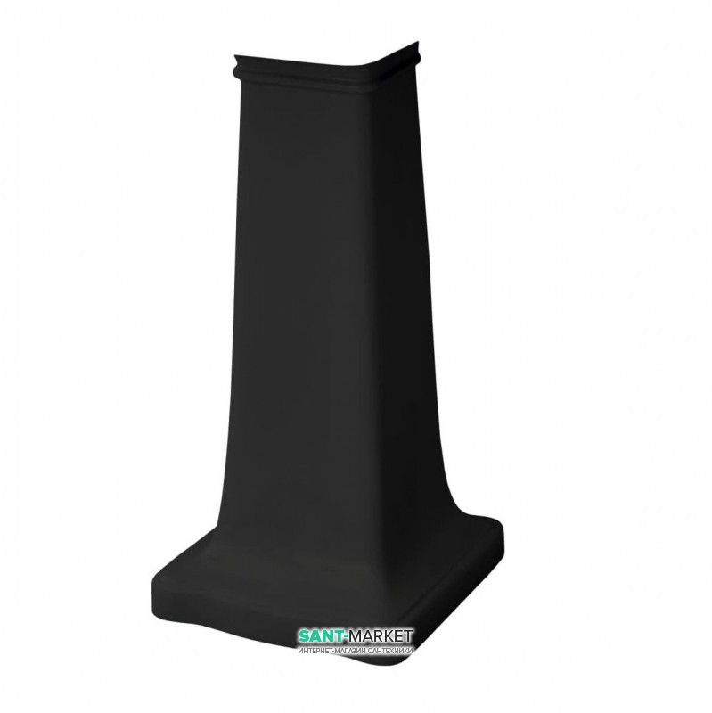 Пьедестал для раковины ArtCeram Hermitage чёрный глянцевый HEC002 03;00