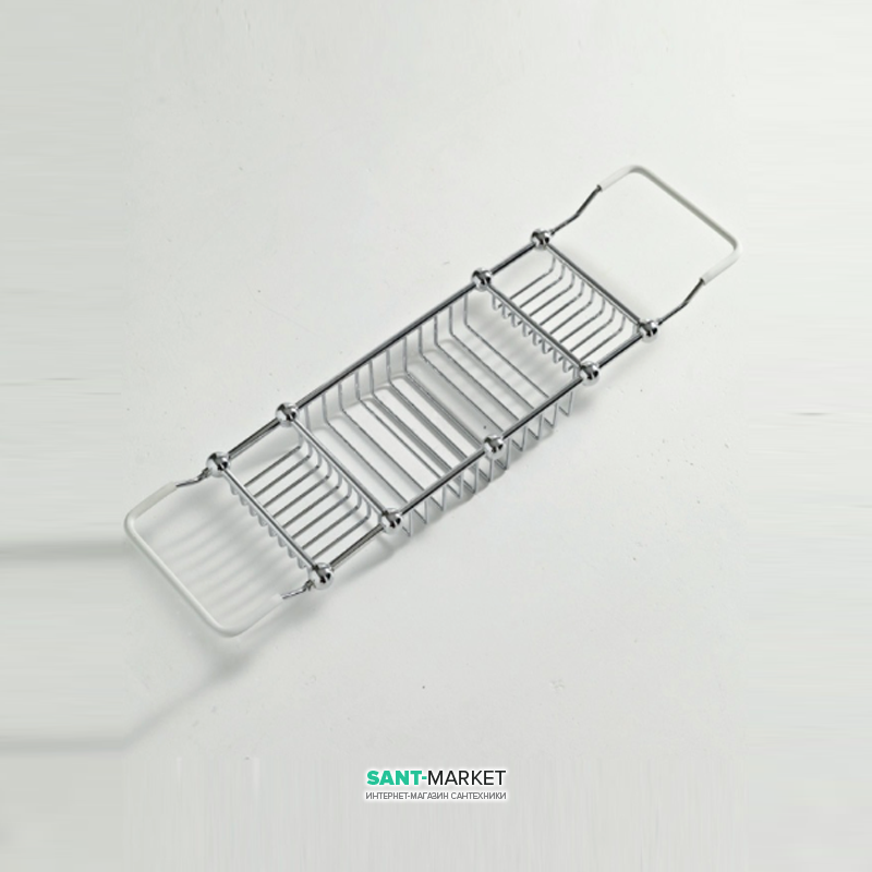 Поличка-решітка для ванної ArtCeram Victoria латунь / кераміка хром HEA037 71