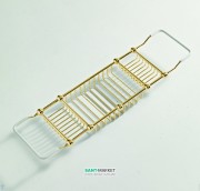 Поличка-решітка для ванної ArtCeram Victoria латунь / кераміка золото HEA037 73