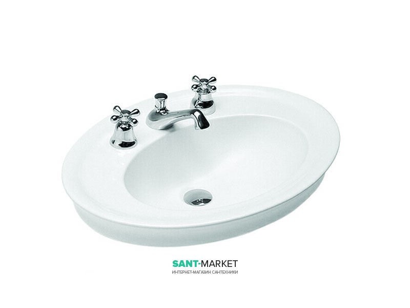 Раковина для ванної накладна Hatria DOLCEVITA 650x480 Y0PL01