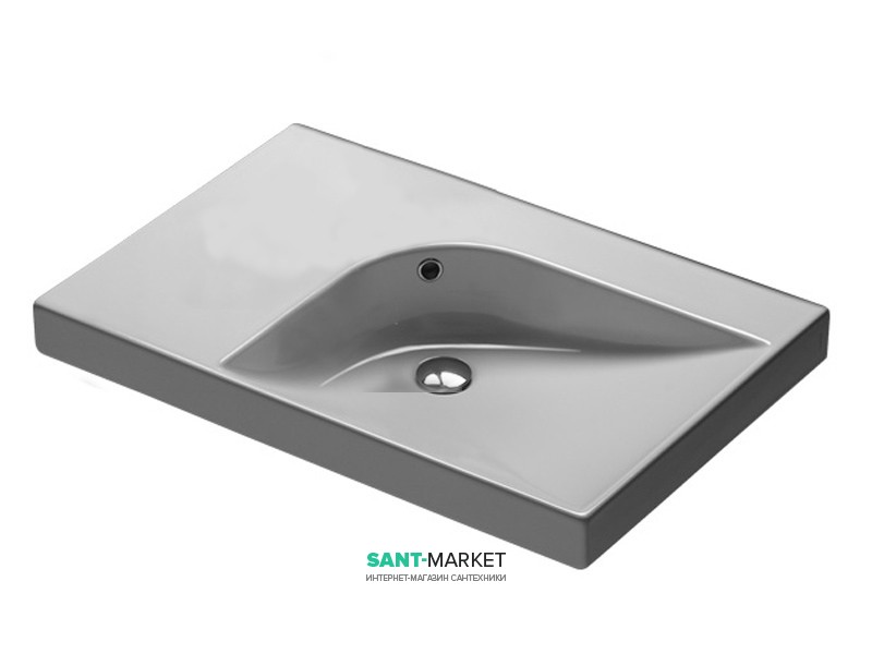 Раковина для ванной подвесная правая Hatria GRANDANGOLO 75х50 см YXNT01