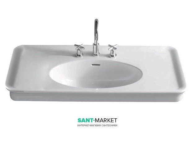 Раковина для ванной  подвесная Hatria DOLCEVITA 1000x550 Y0F001