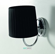 Светильник для ванной ArtCeram Victoria настенный чёрный/хром HEA038 71